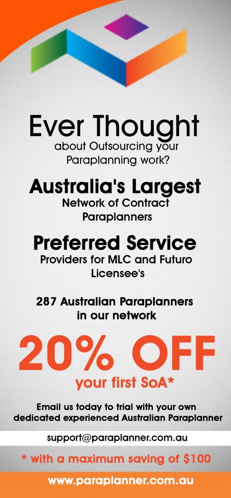 Contract Paraplanning Services